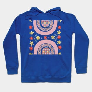 Rainbow No. 6 - papers collage nice dreams tile pattern Hoodie